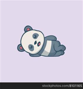 Cute panda Royalty Free Vector Image