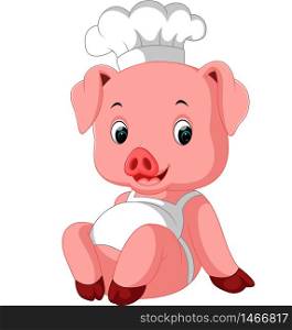Cute Pig Chef
