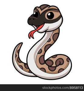 Cute happy gopher snake cartoon — Stockphotos.com