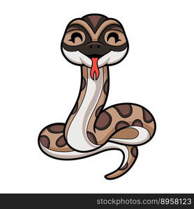 Cute happy gopher snake cartoon — Stockphotos.com