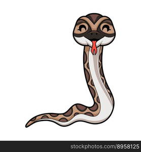 Cute happy gopher snake cartoon — Stockphotos.com