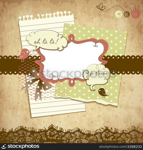Cute scrapbook elements