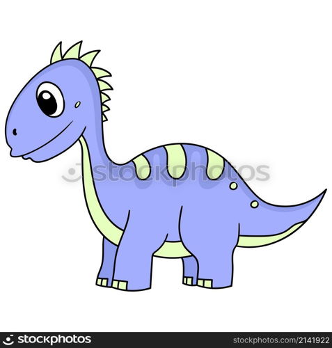 cute smiling dinosaur kid animal