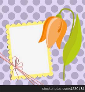 Cute template for Mother&rsquo;s Day Greetings card