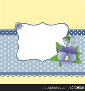 Cute template for Mother&rsquo;s Day greetings card