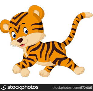 Cute tiger cartoon