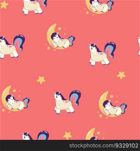 Cute unicorn, and pink background decoration. Seamless repeating pattern texture background design for fashion fabrics, textile graphics, prints etc,. Cute unicorn, and pink background decoration. Seamless repeating pattern texture background design for fashion fabrics, textile graphics, prints etc