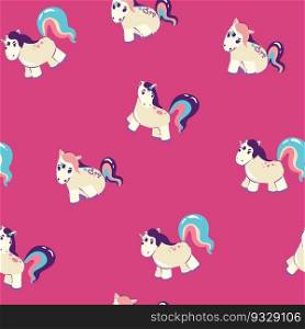 Cute unicorn, and pink background decoration. Seamless repeating pattern texture background design for fashion fabrics, textile graphics, prints etc. Cute unicorn, and pink background decoration. Seamless repeating pattern texture background design for fashion fabrics, textile graphics, prints etc.