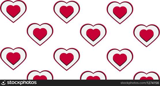 cute vector background or wallpaper with hearts