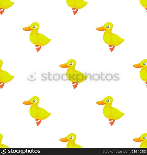Cute yellow little duck pattern seamless background texture repeat wallpaper geometric vector. Cute yellow little duck pattern seamless vector