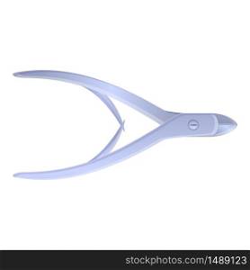 Cuticle nipper icon. Cartoon of cuticle nipper vector icon for web design isolated on white background. Cuticle nipper icon, cartoon style