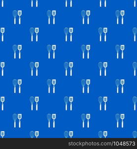 Cutlery bake pattern vector seamless blue repeat for any use. Cutlery bake pattern vector seamless blue