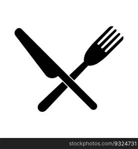 cutlery icon vector template illustration logo design