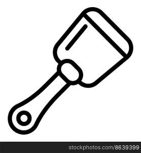 Cutlery spatula icon outline vector. Kitchen cooking. Grill utensil. Cutlery spatula icon outline vector. Kitchen cooking
