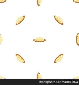 Cutted banana pattern seamless background texture repeat wallpaper geometric vector. Cutted banana pattern seamless vector
