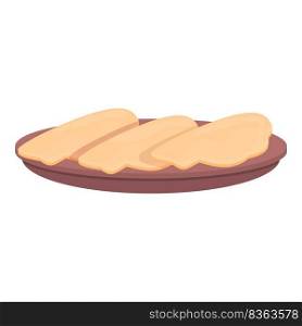 Cutted meat icon cartoon vector. Pilaf food. Cuisine soup. Cutted meat icon cartoon vector. Pilaf food