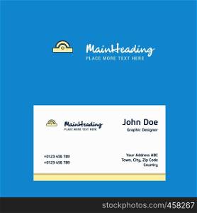 Cutter logo Design with business card template. Elegant corporate identity. - Vector