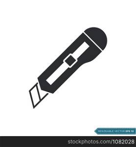 Cutter, Stationery Icon Vector Template Illustration Design
