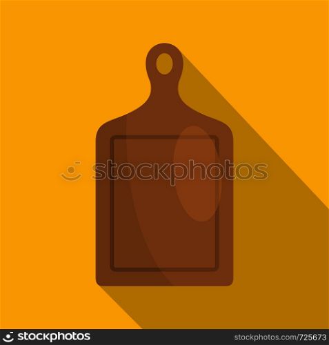 Cutting board icon. Flat illustration of cutting board vector icon for web. Cutting board icon, flat style
