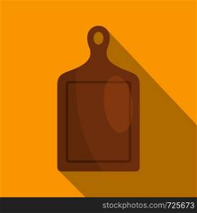 Cutting board icon. Flat illustration of cutting board vector icon for web. Cutting board icon, flat style