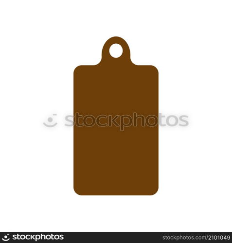 Cutting board icon trendy