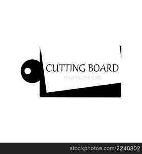 Cutting board logo free vector design 