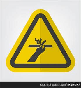 Cutting of Fingers Symbol Sign Isolate On White Background,Vector Illustration EPS.10