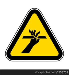 Cutting of Fingers Symbol Sign, Vector Illustration, Isolate On White Background Label .EPS10