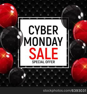 Cyber Monday Background Sale Concept. Vector Illustration EPS10. Cyber Monday Background Sale Concept. Vector Illustration