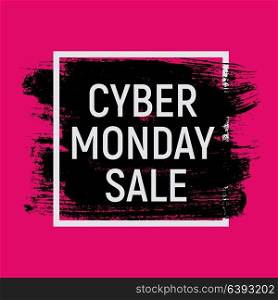Cyber Monday Background Sale Concept. Vector Illustration EPS10. Cyber Monday Background Sale Concept. Vector Illustration