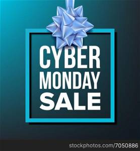 Cyber Monday Sale Banner Vector. November Cyber Monday Sale Poster. Marketing Advertising Design Illustration. Template Design For Cyber Monday Poster, Brochure, Card, Shop Discount Advertising.. Cyber Monday Sale Banner Vector. Business Advertising Illustration. Cyber Monday Sale Poster. Template Design For Web, Flyer, Cyber Monday Card, Advertising.