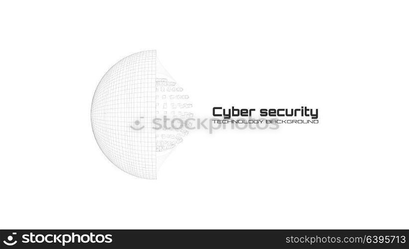 Cyber security and information protection. Protect mechanism, system privacy icon isolated on white background. Protection concept, information privacy idea, technology background. Vector illustration. Cyber security and information protection. Protect mechanism, system privacy icon isolated on white background. Protection concept, information privacy idea, technology background. Vector illustration.