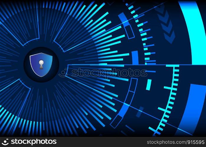 Cyber Security background vector