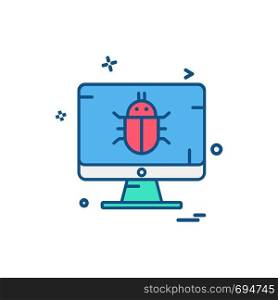 Cyber security icon design vector