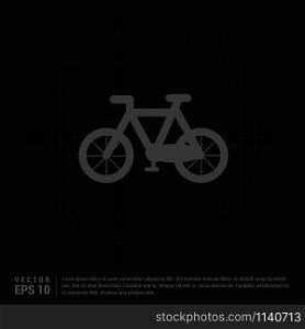 Cycle Icon - Black Creative Background - Free vector icon