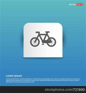 Cycle Icon - Blue Sticker button