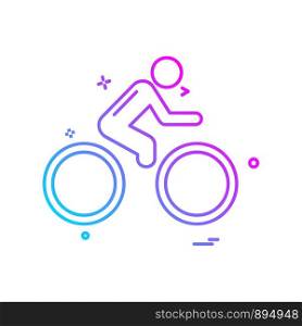 Cycle icon design vector