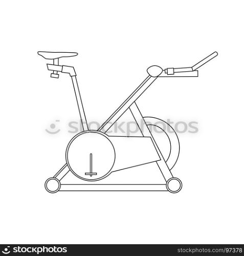 Cycling bike vector fitness bicycle sport icon exercise cycle illustration cyclist gym flat logo