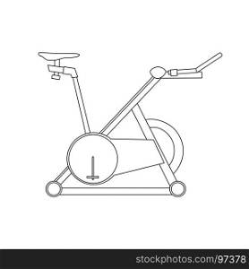 Cycling bike vector fitness bicycle sport icon exercise cycle illustration cyclist gym flat logo