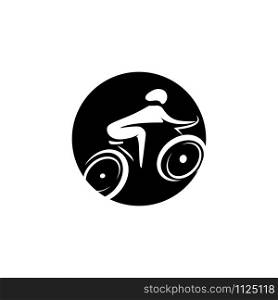 Cycling icon Vector Illustration design Logo template