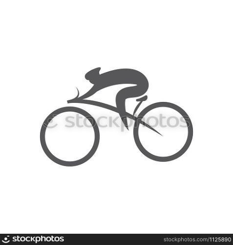 Cycling icon Vector Illustration design Logo template