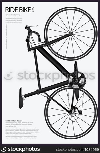 Cycling Poster Vector Illustration