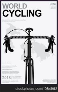 Cycling Poster Vector Illustration