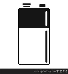 Cylinder battery icon simple vector. Full energy. Accumulator cell. Cylinder battery icon simple vector. Full energy