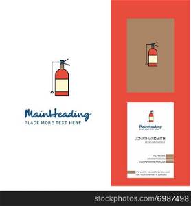 Cylinder Creative Logo and business card. vertical Design Vector