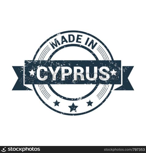 Cyprus stamp design vector