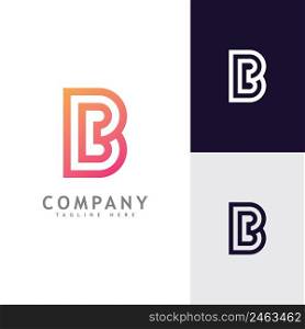 D letter icon design template, Icon Vector Template elements, Modern, Corporate