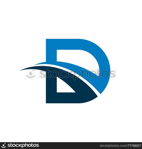 D Letter Logo Template Illustration Design. Vector EPS 10.