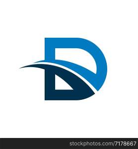 D Letter Logo Template Illustration Design. Vector EPS 10.