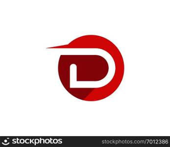 D Letter Logo Template vector icon design